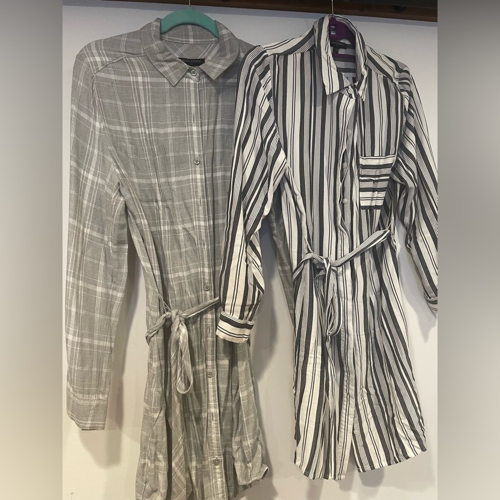 Long shirt dress Banana Republic